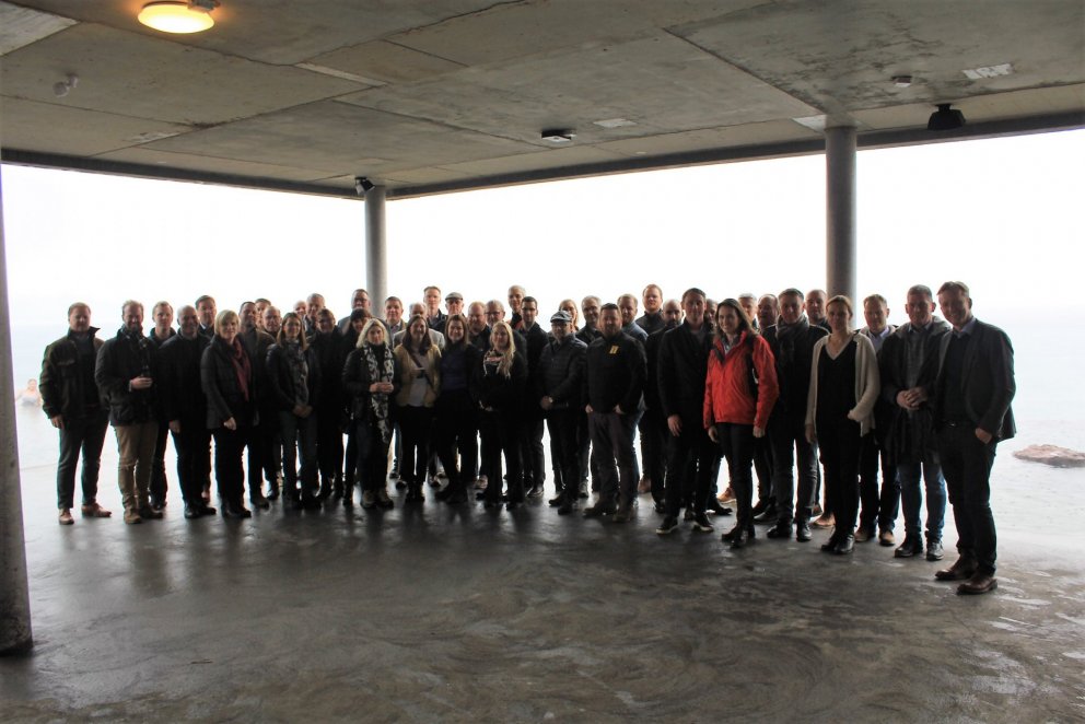 Hópurinn heimsótti líka nýopnuð og stórglæsileg Sjóböð á Húsavík.