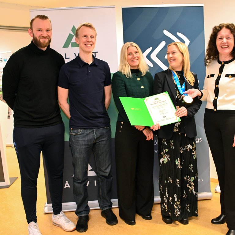 Sverrir Ásbjörnsson, Kristján Alexandersson, Sigrún Nanna Karlsdóttir og Sunna Ólafsdóttir Wallevik &hellip;