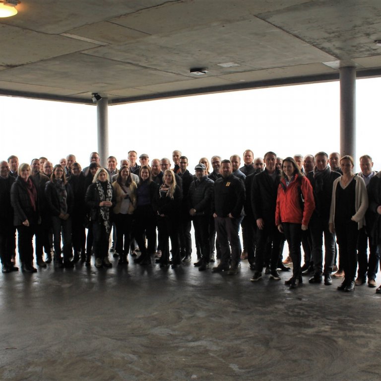 Hópurinn heimsótti líka nýopnuð og stórglæsileg Sjóböð á Húsavík.