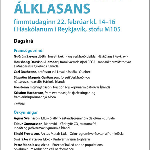Opnað fyrir skráningu á Nýsköpunarmót Álklasans