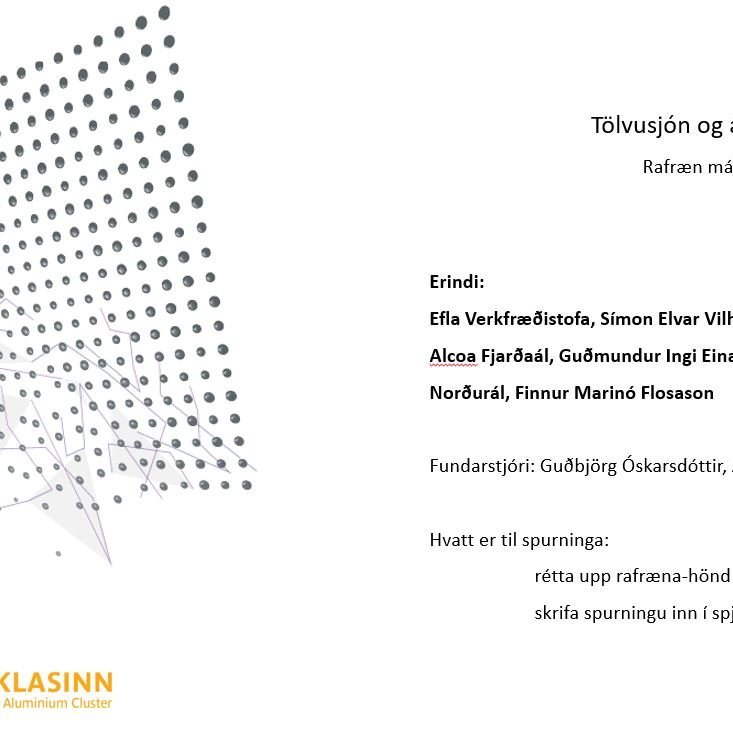 Tölvusjón og álframleiðsla